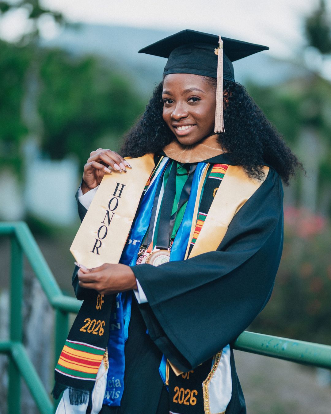 Alicia Lewis of Antigua and Barbuda, Ms. USC 2025, graduated cum laude with a Bachelor of Science in Accounting.