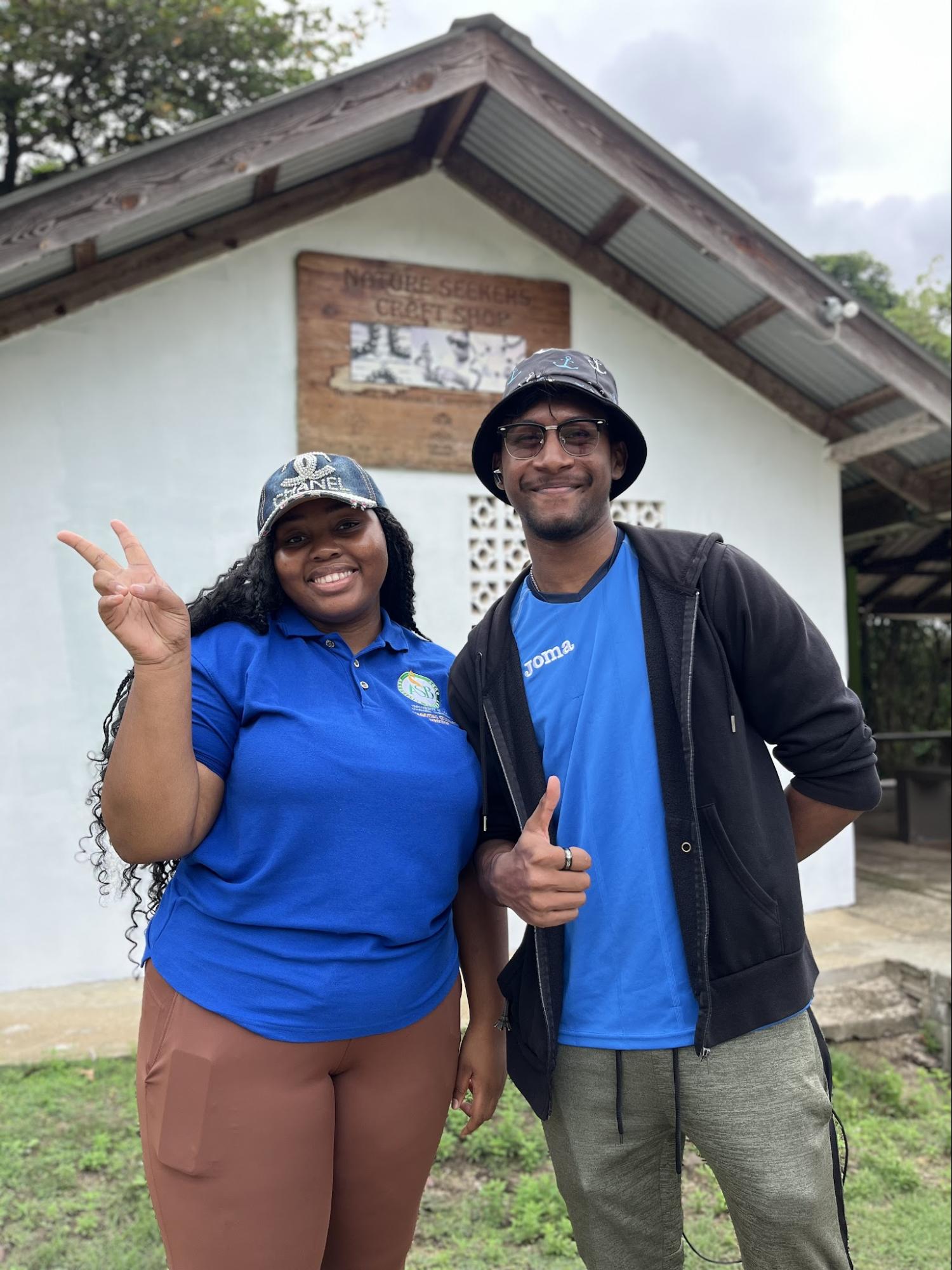 ASB Commuting Director Ms. Jewel Melville and Mr. USC 2026 Nicholas Hanooman